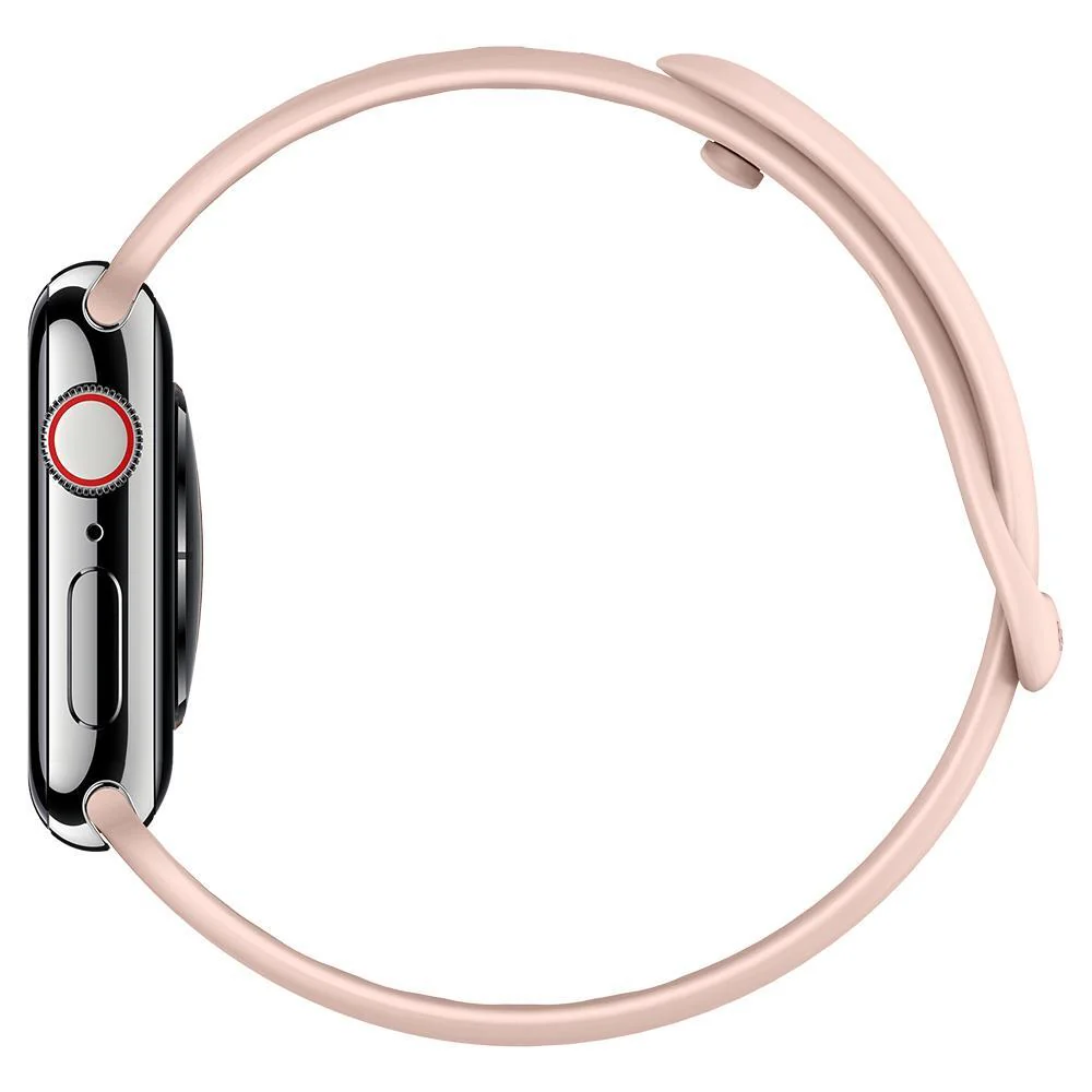 Spigen Apple Watch 49mm 46mm 45mm 44mm 42mm Silicone Fit Band (Rose Gold) - Image 4