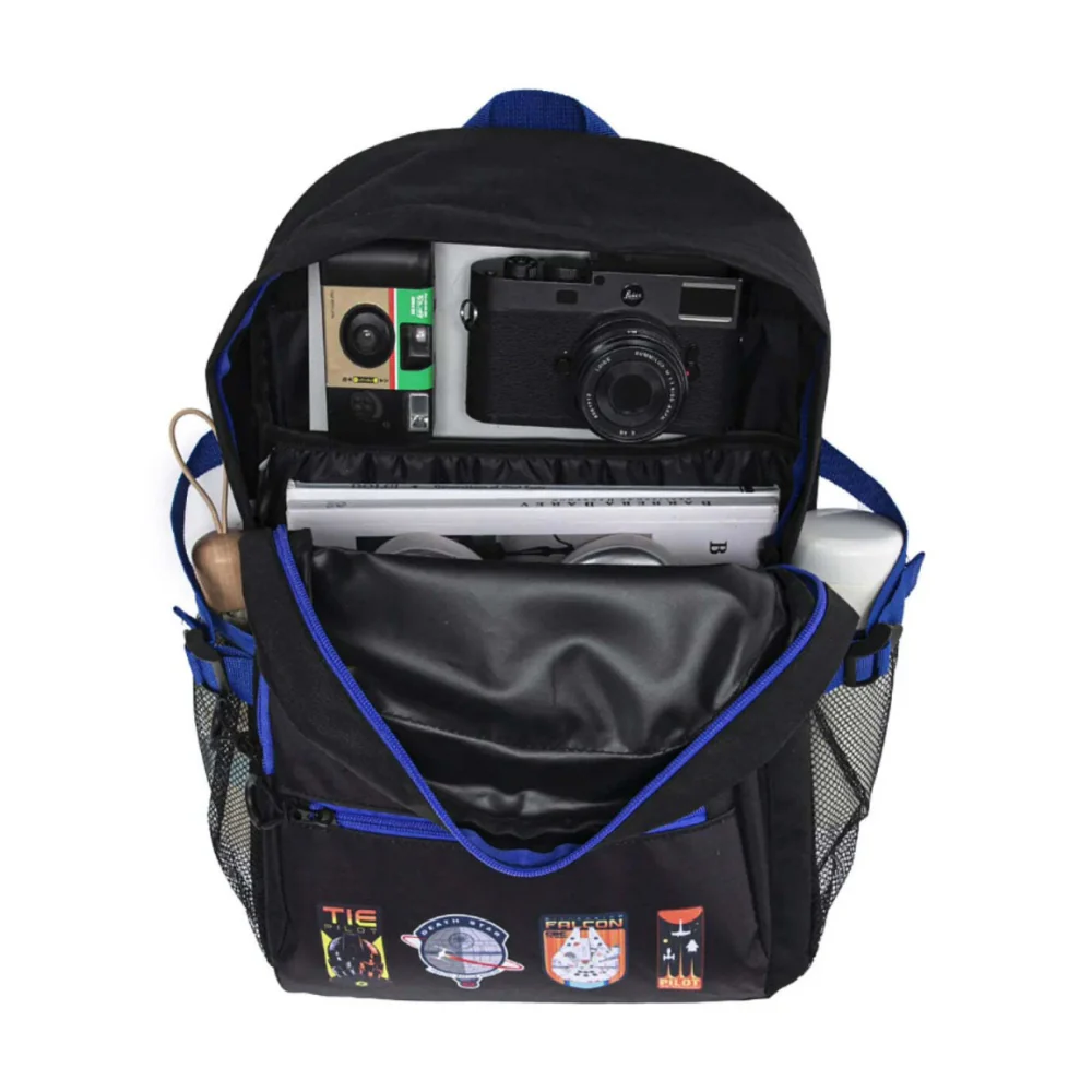 Star Wars Laptop Backpack Black Padded Compartment Multi-Compartment 26L - Image 2