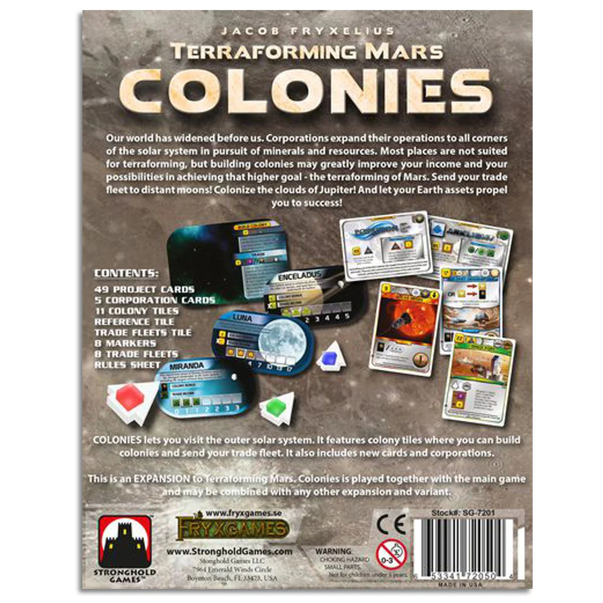 Stronghold Games Terraforming Mars the Colonies Expansion - Image 2