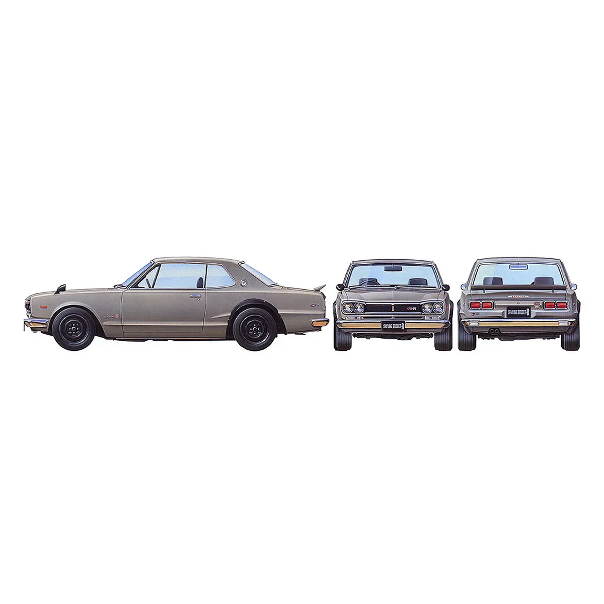 Tamiya 1/24 Nissan Skyline 2000 GT-R Hard Top Scaled Plastic Model Kit - Image 5