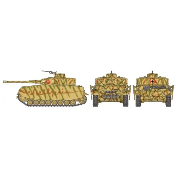 Tamiya 1/48 German Tank Panzerkampfwagen IV Ausf.H Late Production - Image 5