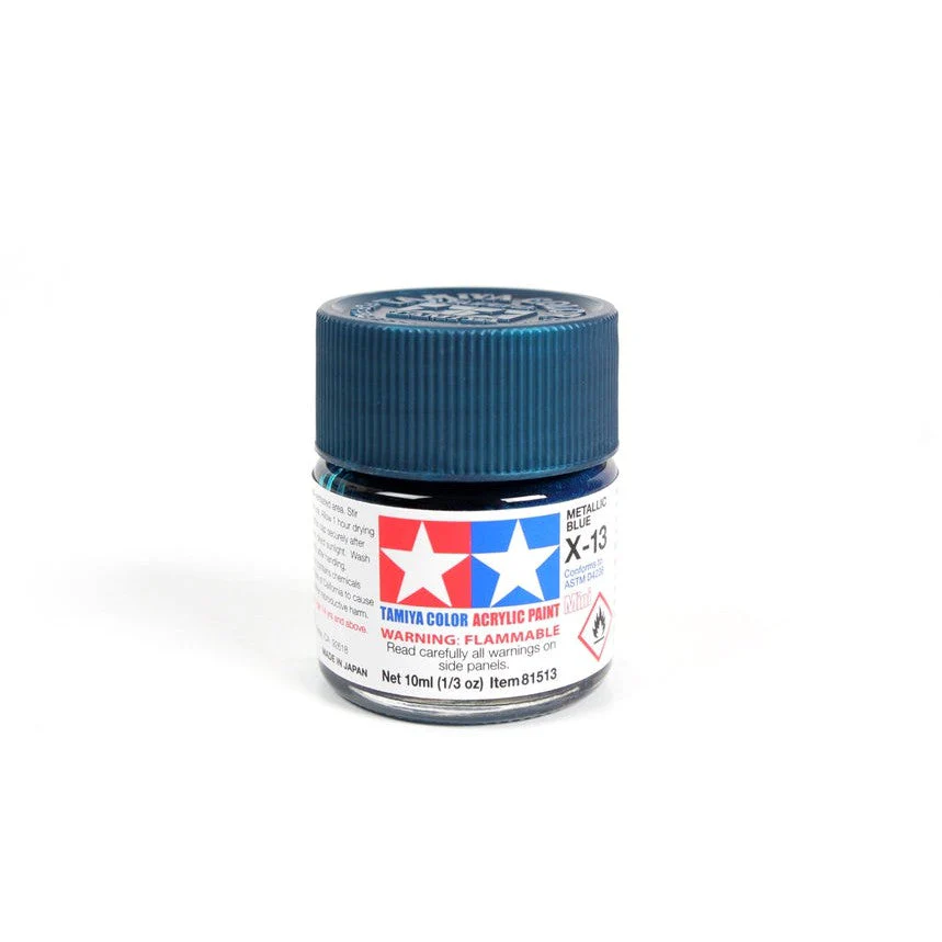 Tamiya Acrylic Metallic Blue 10ml - Image 2