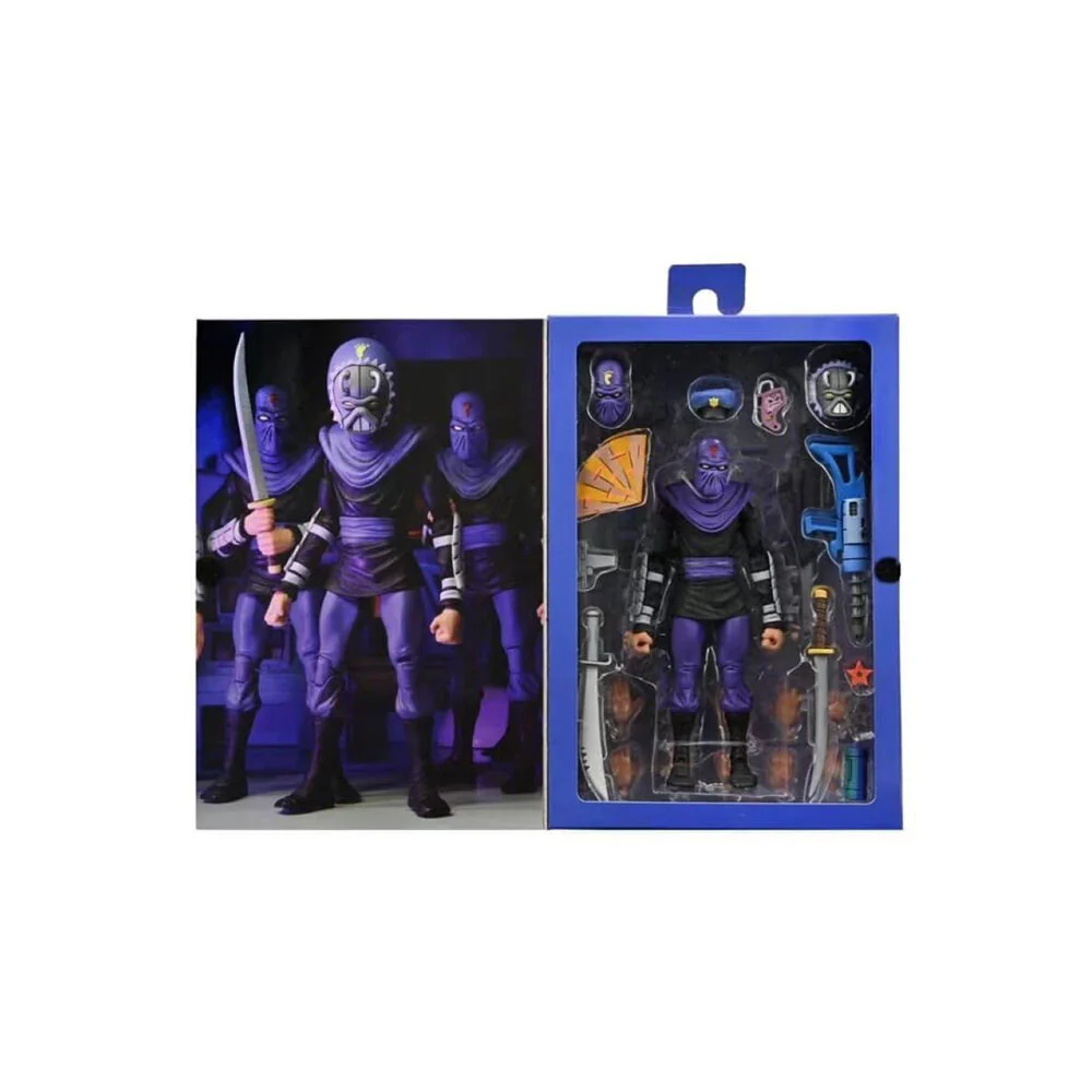 Teenage Mutant Ninja Turtles TV 1987 Foot Soldier Deluxe 7in Action Figure - Image 4