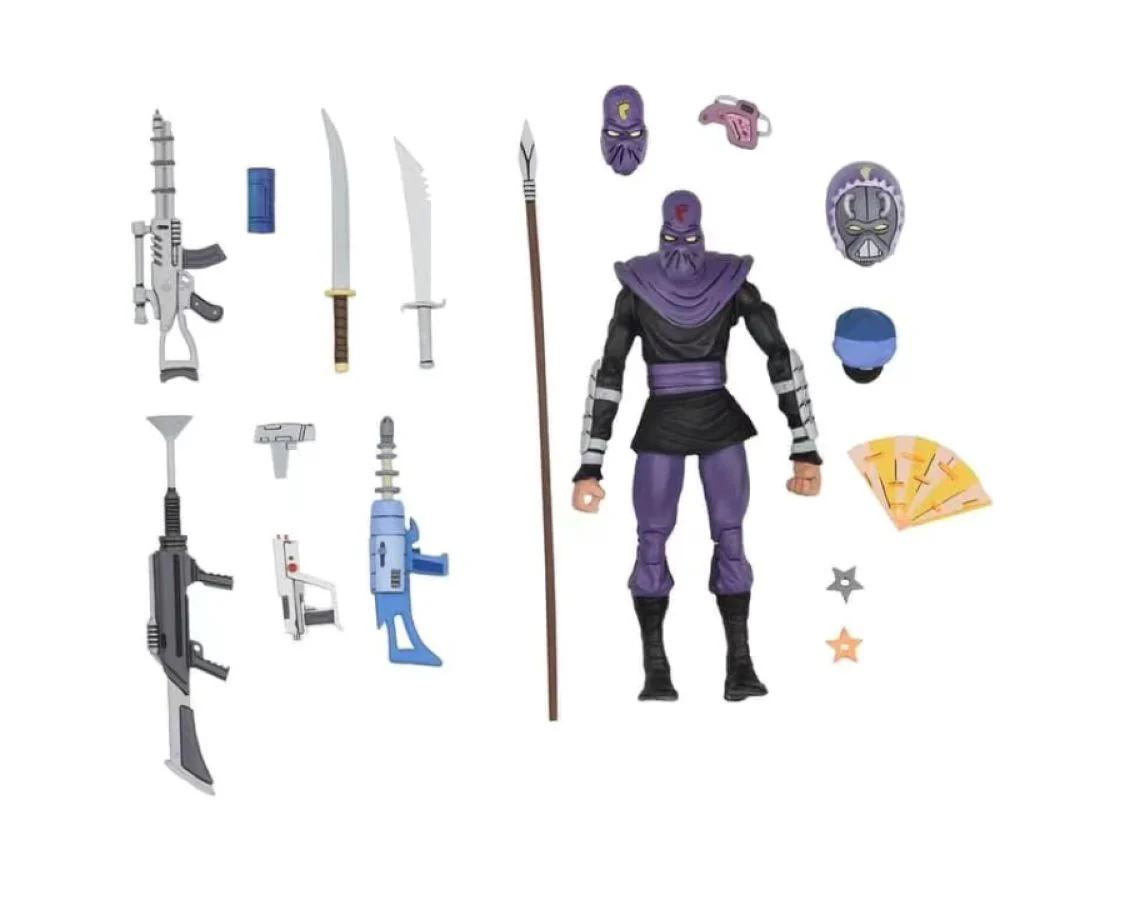 Teenage Mutant Ninja Turtles TV 1987 Foot Soldier Deluxe 7in Action Figure - Image 5