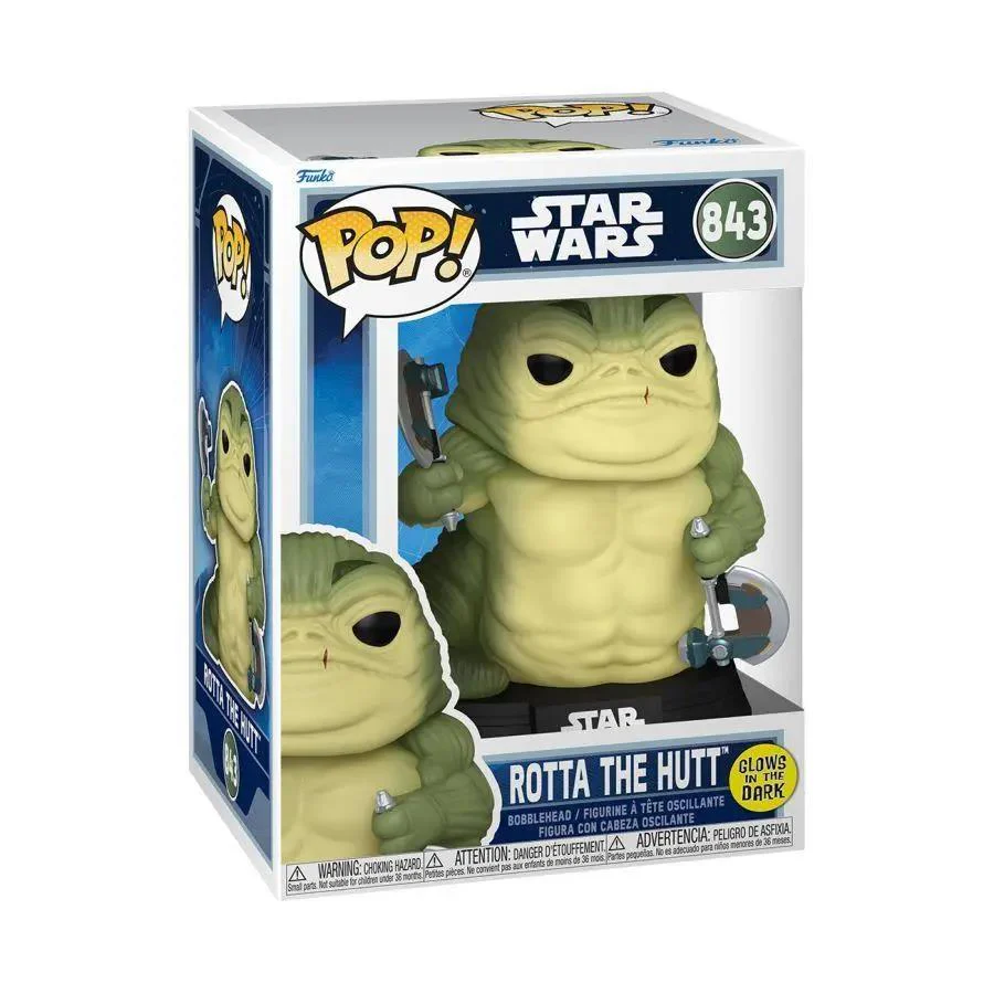 The Mandalorian & Grogu (2026) – Rotta the Hutt Glow Pop! Vinyl - Image 2