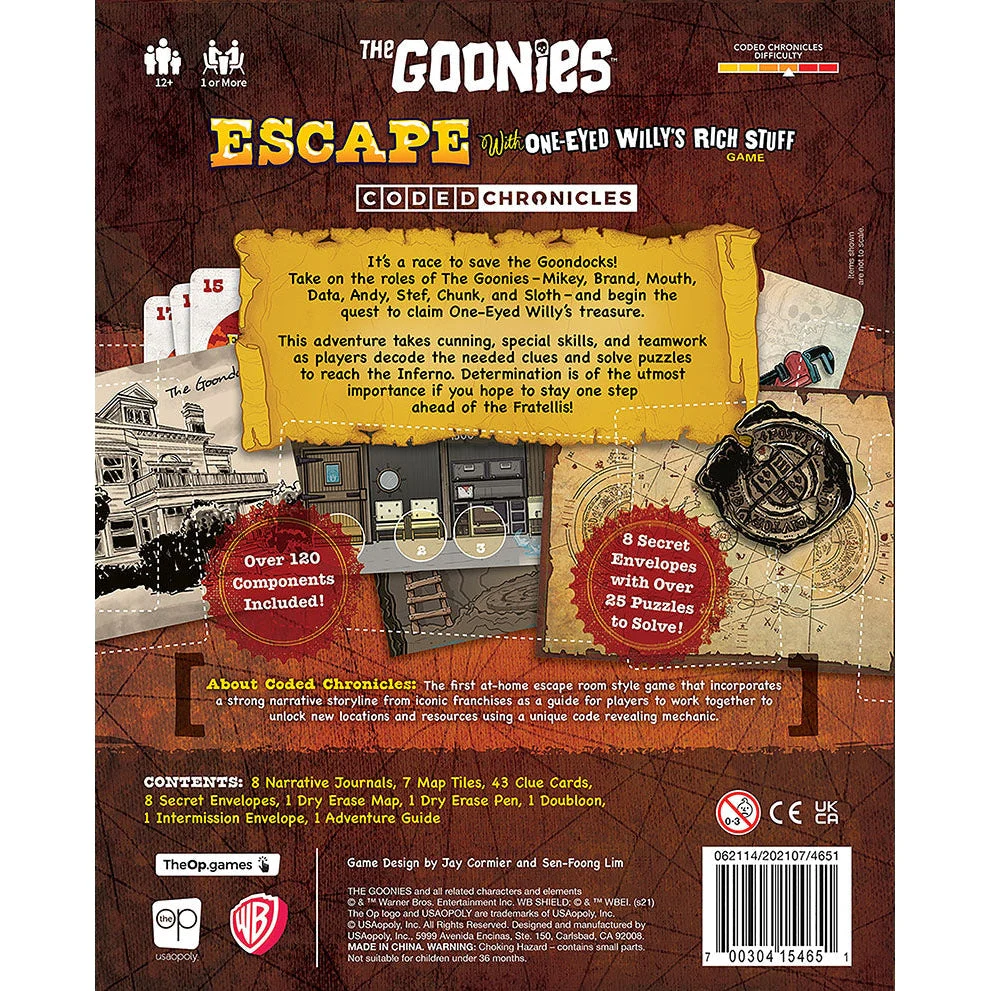 The Op The Goonies Escape with One-Eyed Willys Rich Stuff - A Coded Chronicles Game Game - Image 3