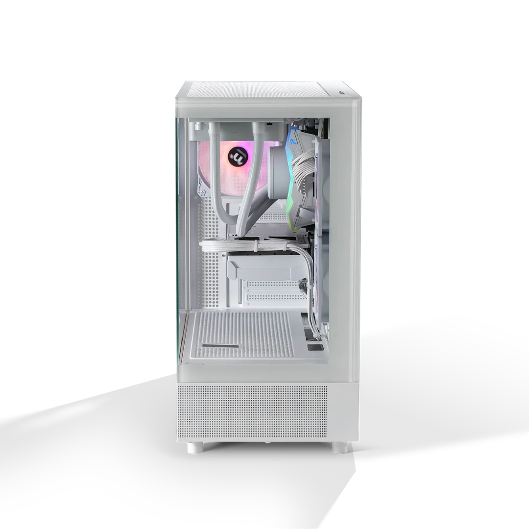 Thermaltake Horizon PRO V2 Snow Gaming Desktop PC (AMD 7600 / RTX 5070 / 32GB RAM) - Image 3