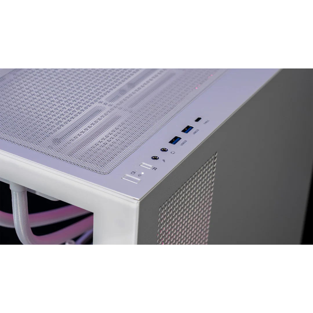 Thermaltake Horizon PRO V2 Snow Gaming Desktop PC (AMD 7600 / RTX 5070 / 32GB RAM) - Image 4