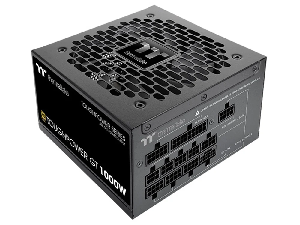 Thermaltake Toughpower GT 1000W 80+ Gold Fully Modular ATX 3.1 Power Supply - Black - Image 2
