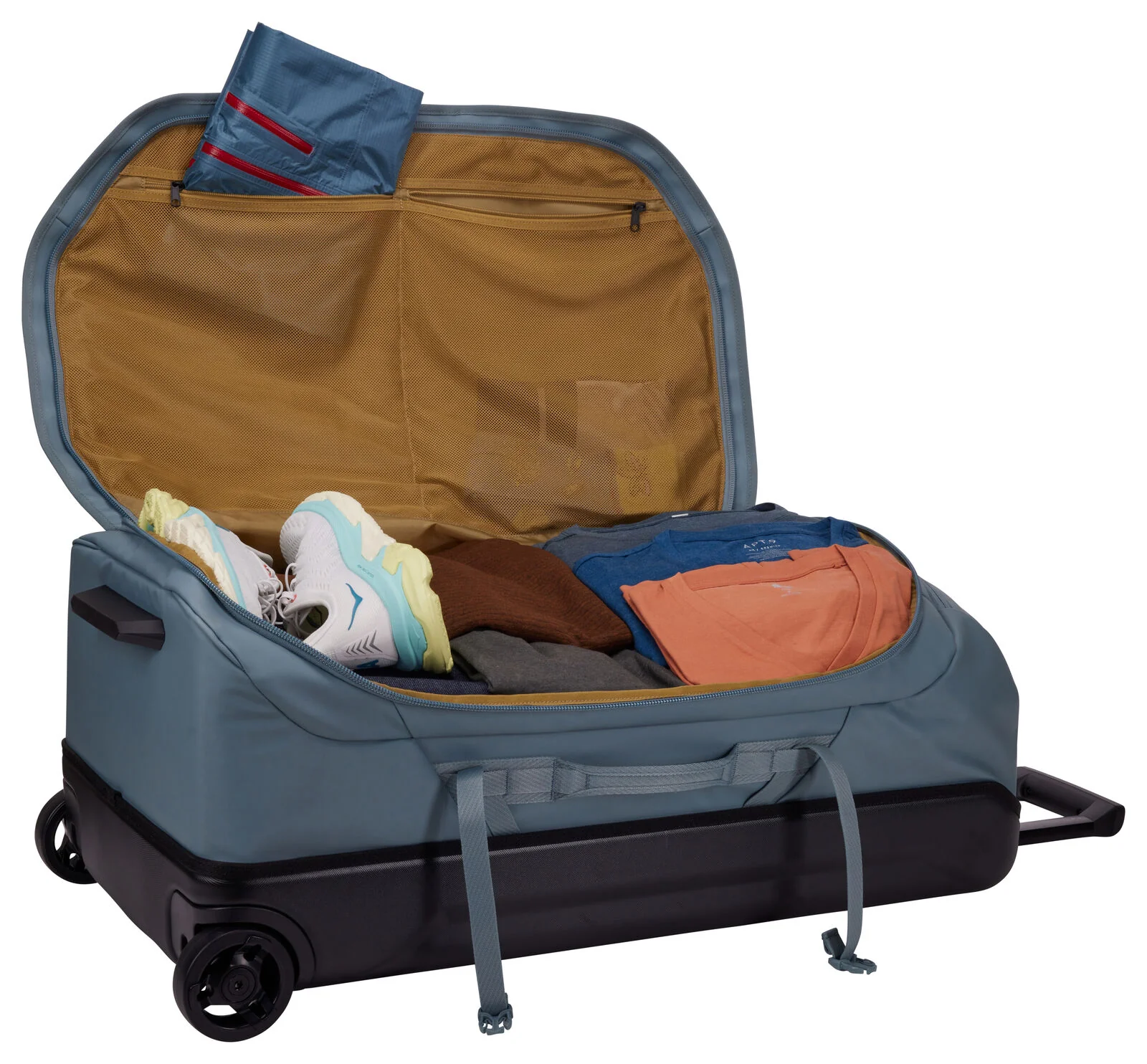 THULE Chasm Wheeled Duffel Travel Suitcase Luggage Bag 110L (Pond) - Image 6