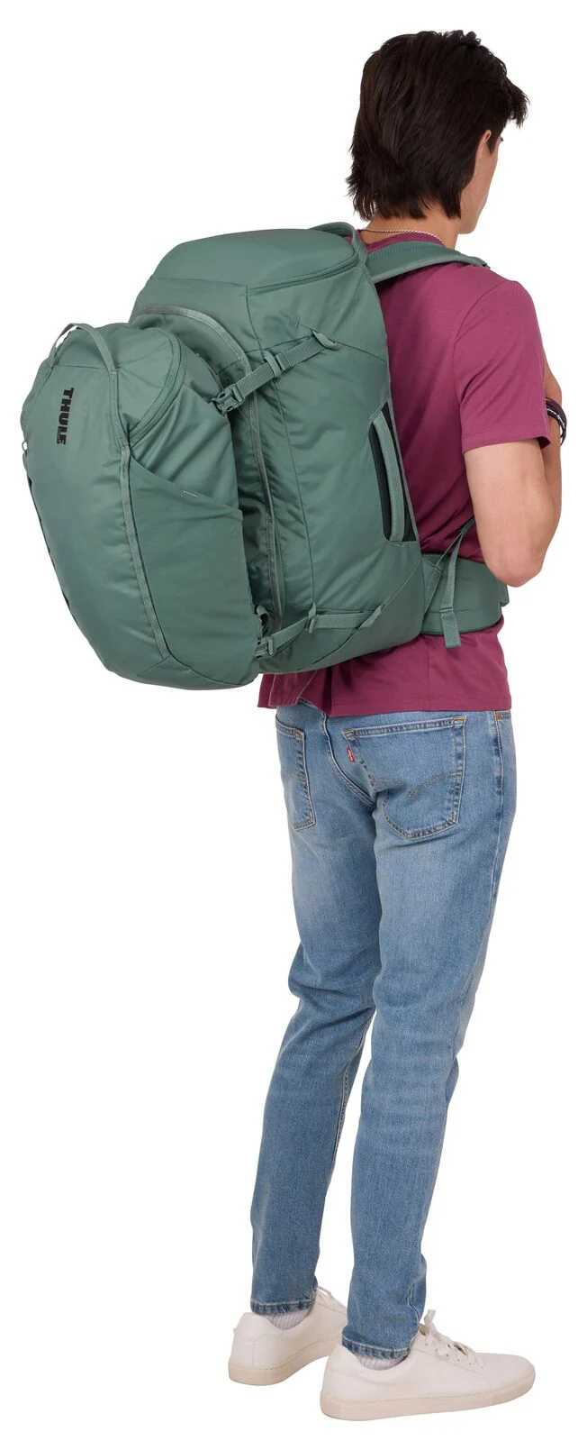THULE Landmark 60L Travel Backpack with 20L Laptop Sleeve (Hazy Green) - Image 2
