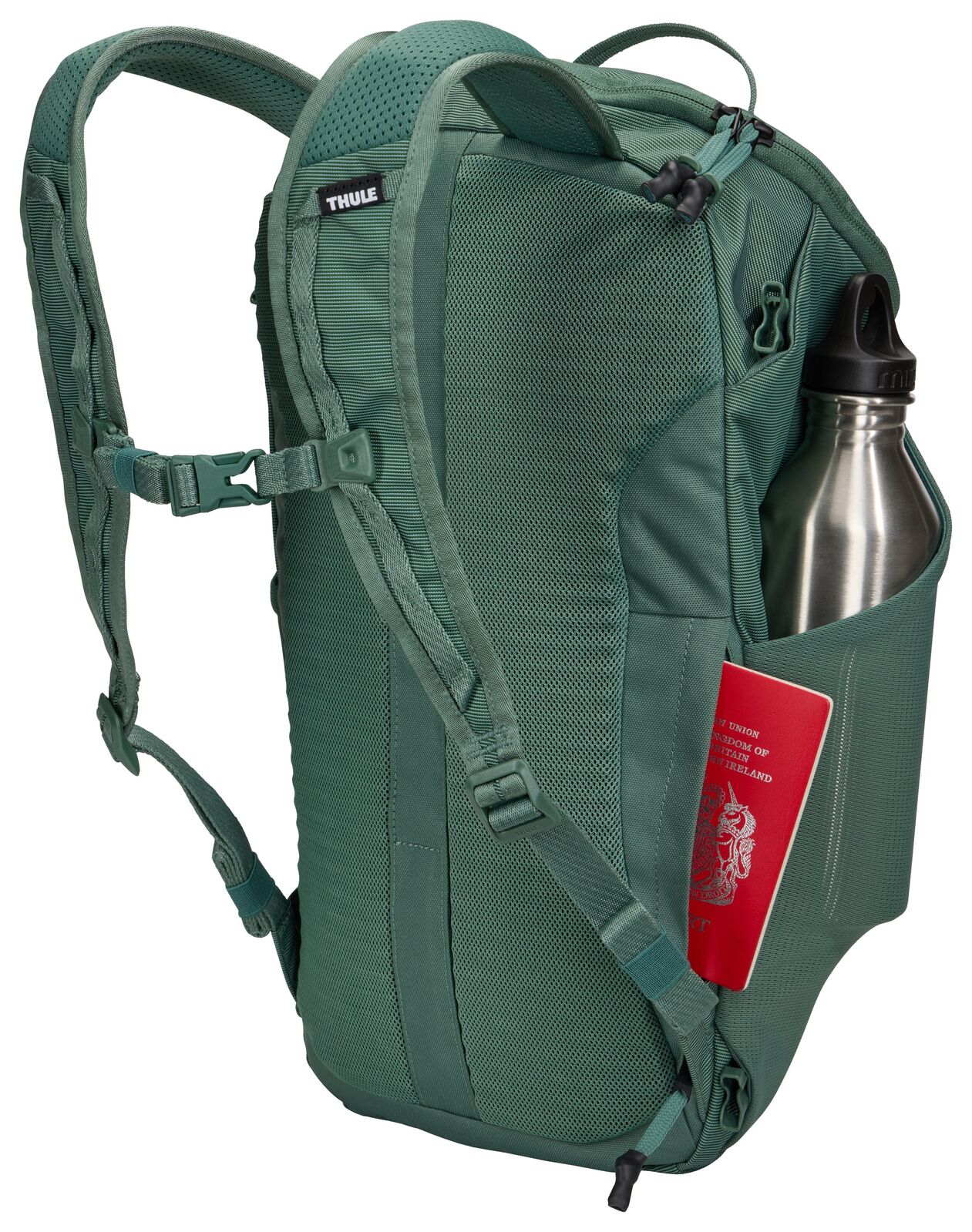 THULE Landmark 60L Travel Backpack with 20L Laptop Sleeve (Hazy Green) - Image 8