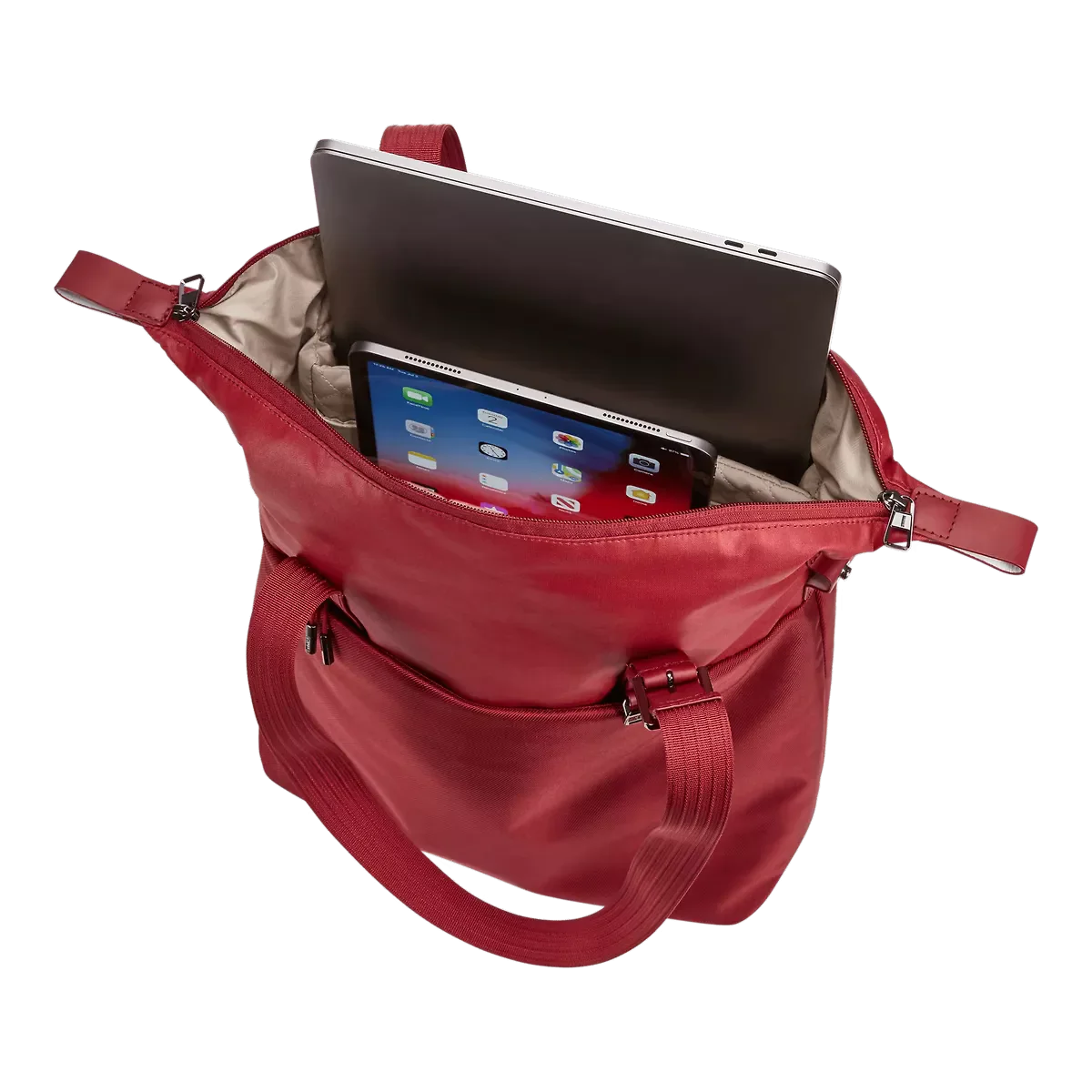 Thule Spira Vertical Tote Travel Bag with Laptop/Tablet Sleeve 15L (Rio Red) - Image 4