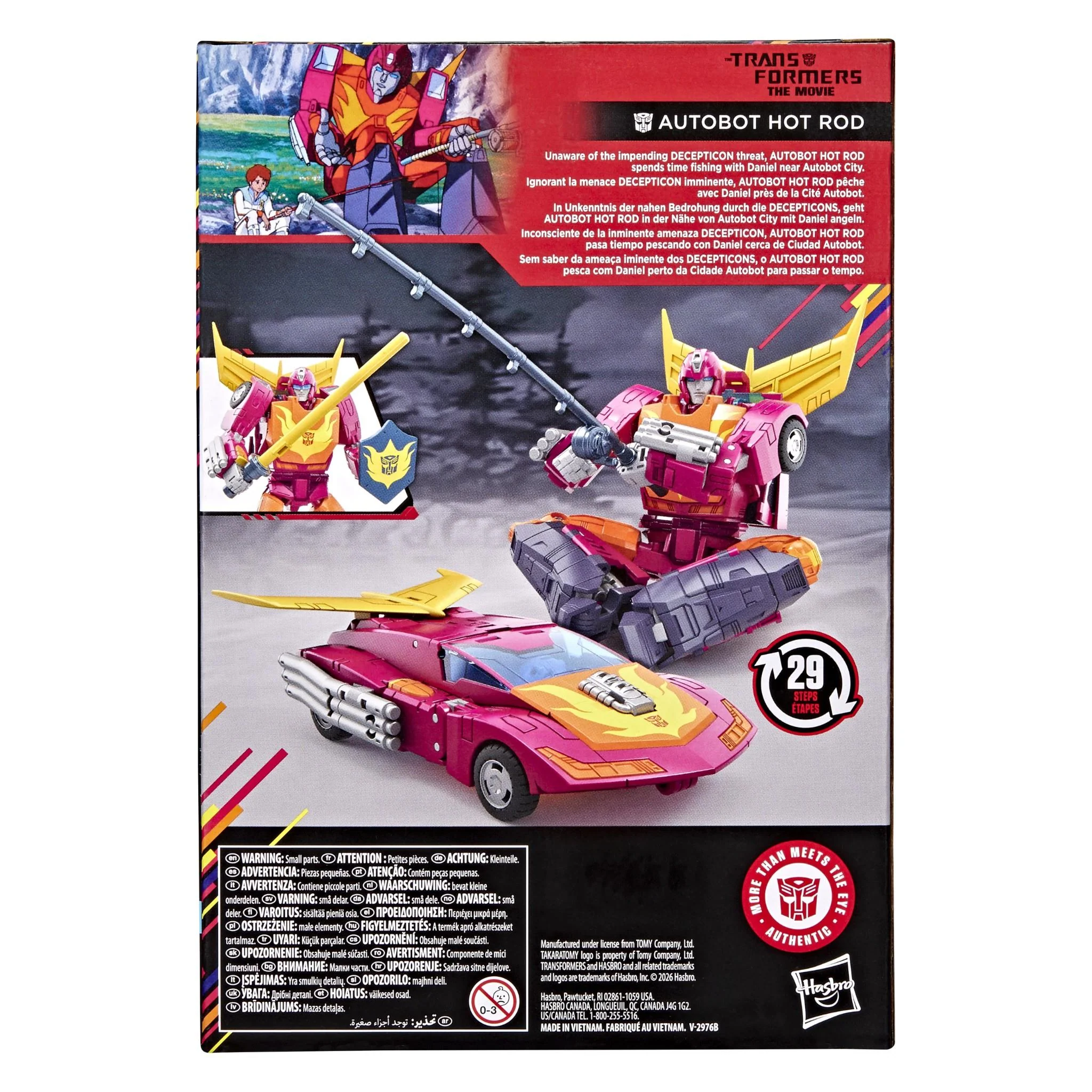 Transformers - Studio Series: Transformers: The Movie - Voyager Class Hot Rod Figure - Image 6