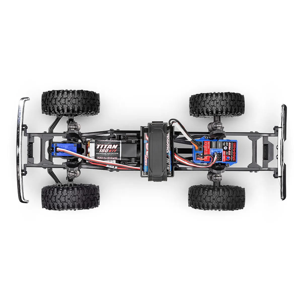 Traxxas TRX-4M Ford F-150 High Trail RC Rock Crawler Electric 4WD 1/18 Scale RTR - Blue - Image 3