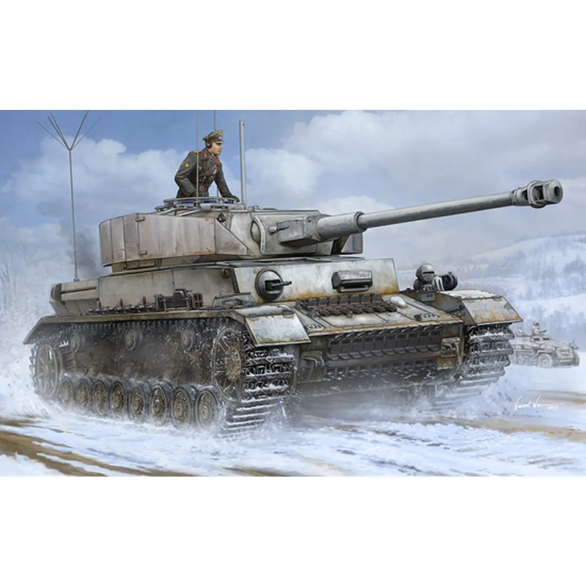 Trumpeter 1/16 German Pz.Beob.Wg.IV Ausf.J Tank Scaled Plastic Model Kit - Image 2