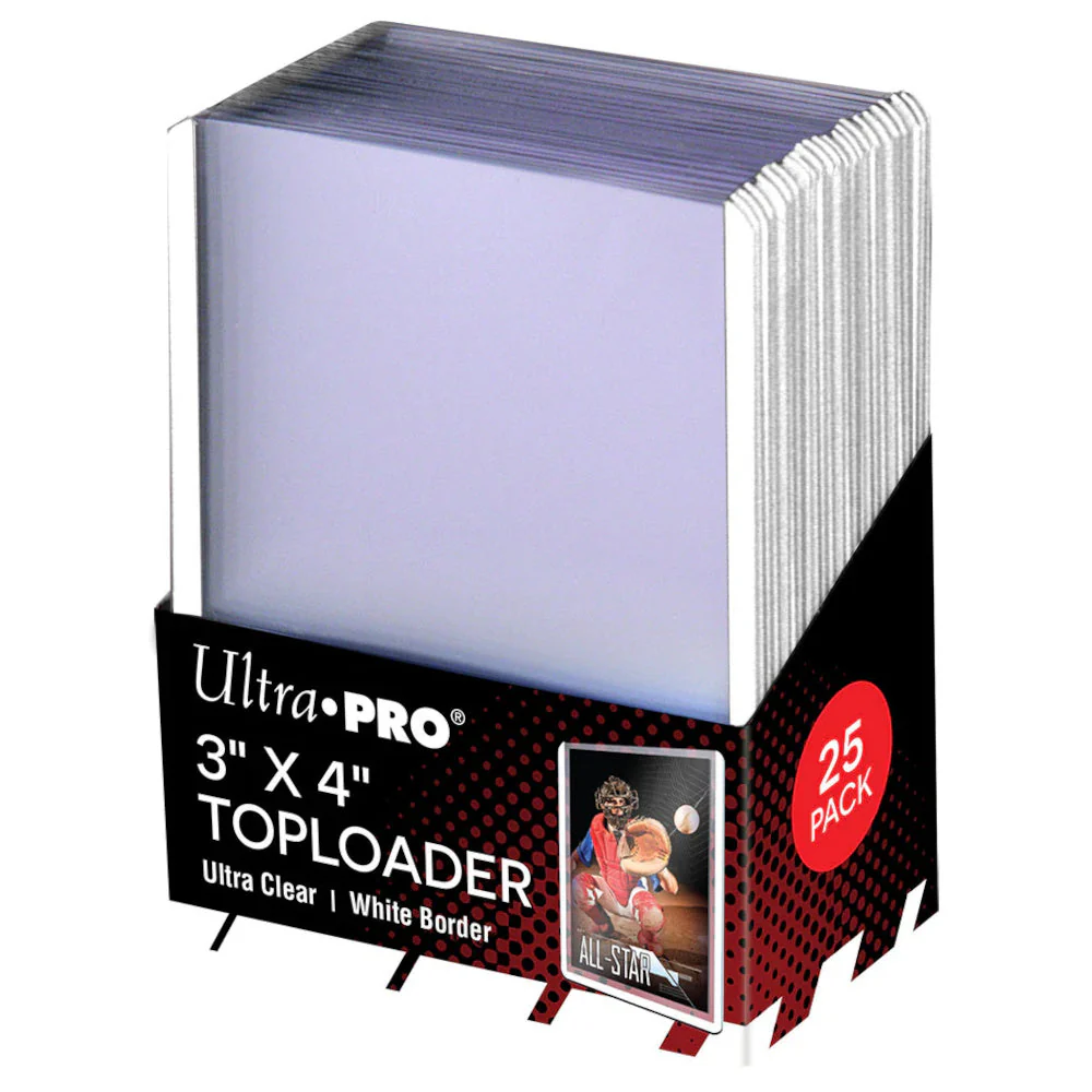 Ultra Pro: UP81161 3"x4" White Border Toploader 25ct
