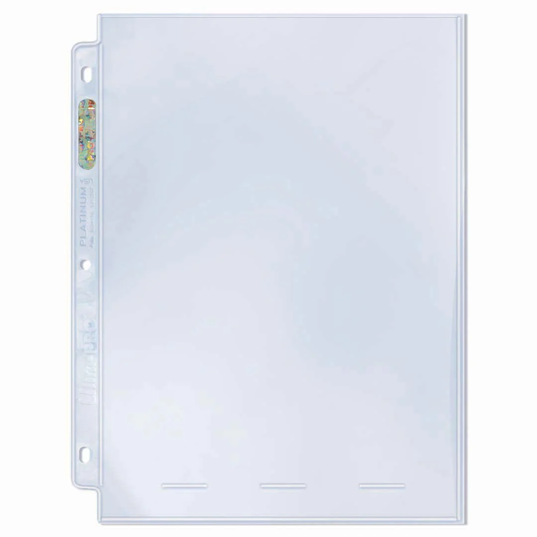 Ultra Pro: UP81415 1-Pocket Platinum Page with 8"x10" Pocket