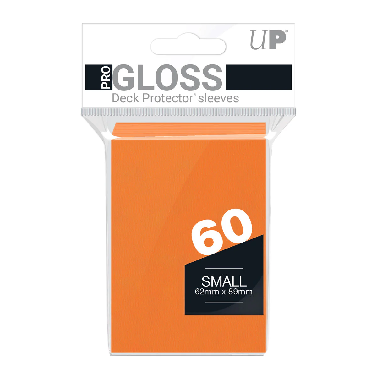 Ultra Pro: UP82968 PRO-Gloss 60ct Small Deck Protector sleeves (Orange)