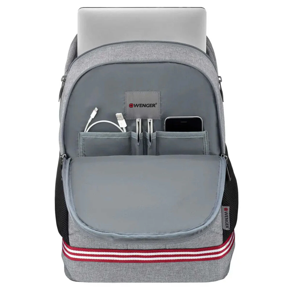 Wenger Quadma 16" Laptop Backpack - Heather - Image 3