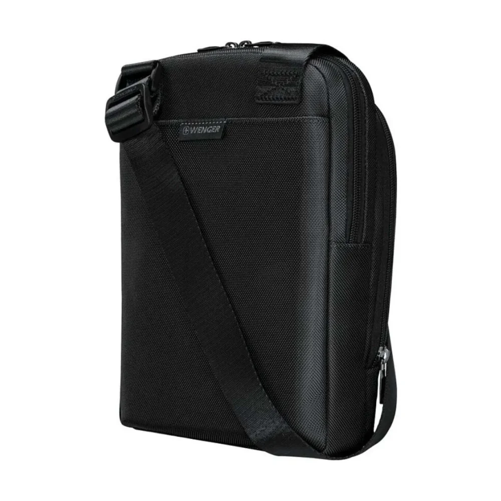 Wenger XE Crossbody Bag With 11 Inch Tablet Pocket Recycled PET Polyester Black. - Image 5
