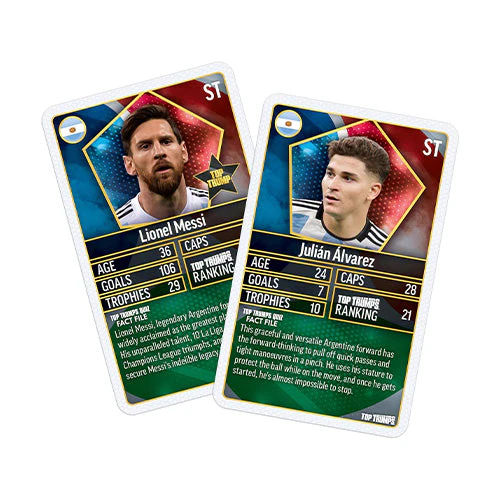 Winning Moves World Football Stars Top Trumps Battle Mat Card Game - Image 4