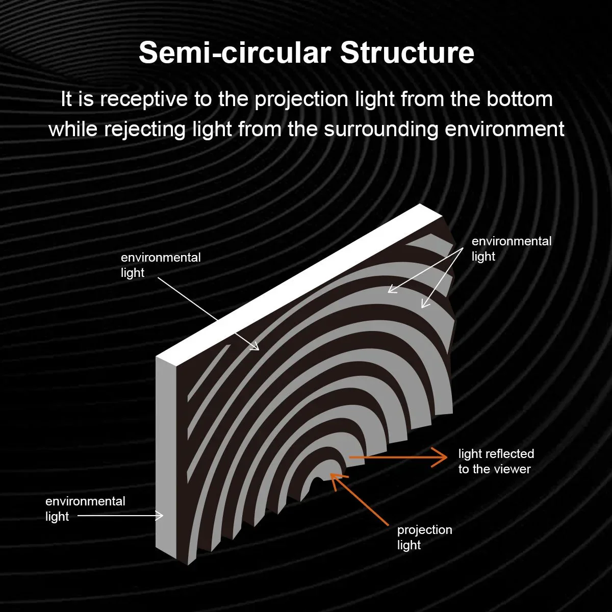 Winways Medium Throw ALR Rollable Fresnel Screen - Image 6