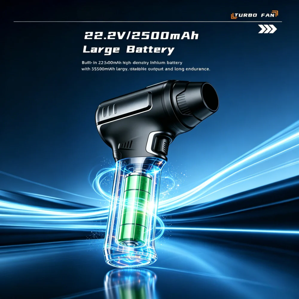 ZLOS MM10 Storm-Level Brush less High-Speed Turbo Air Duster Blower Gun - Image 3