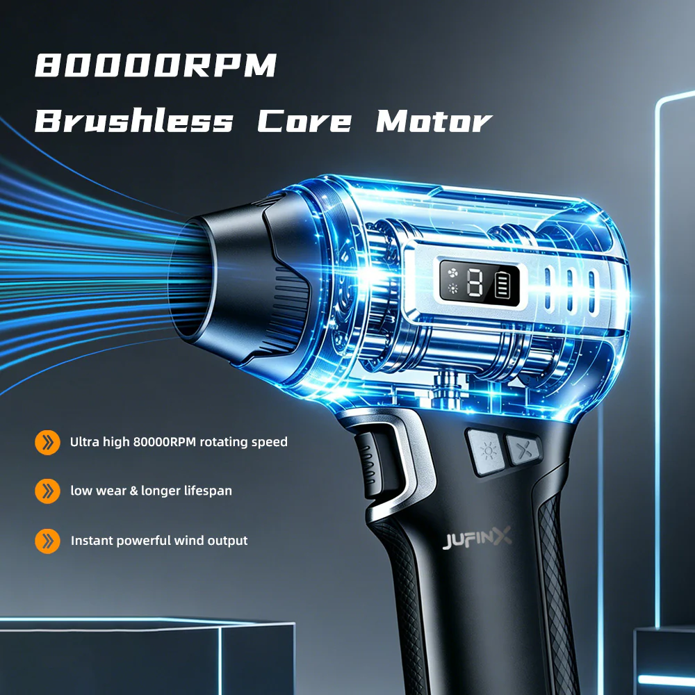 ZLOS MM10 Storm-Level Brush less High-Speed Turbo Air Duster Blower Gun - Image 7
